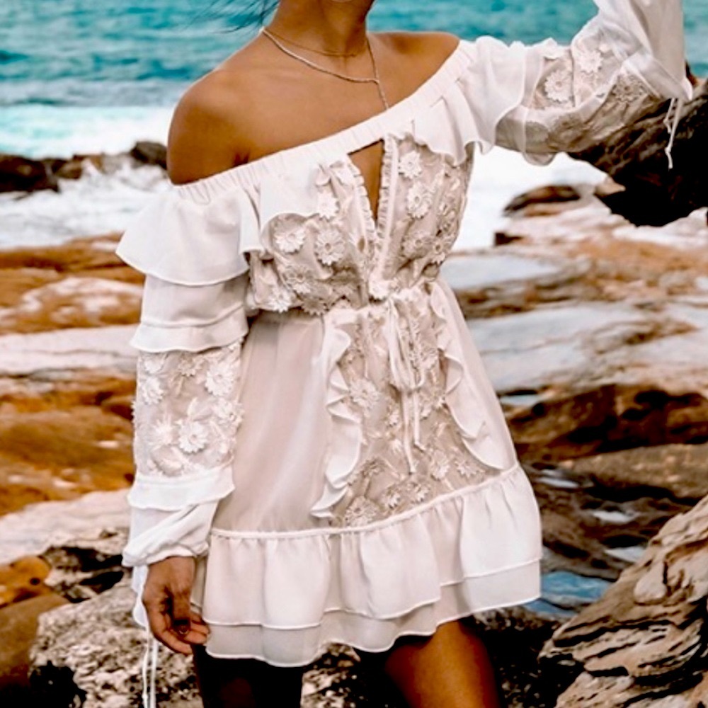 For Love & Lemons Carolina Dress Size S
